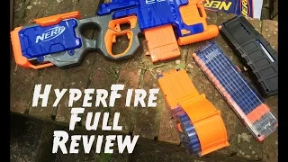 Review: Nerf HYPERFIRE (New Unboxing and Firing Demo)