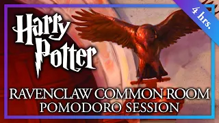 STUDY in the RAVENCLAW COMMON ROOM - 50/10 Long Pomodoro Session - Harry Potter ASMR