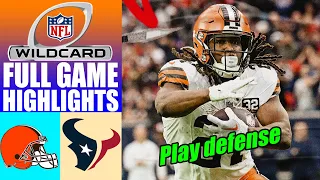 Cleveland Browns vs Houston Texans AFC Super Wild Card Weekend [FULL GAME] | NFL Highlights 2023