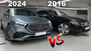 NEW vs. OLD Mercedes E-Class! So Much CHANGED! W214 W213 Interior Exterior Comparison Walkaround 4k