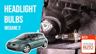 How to replace the headlight bulbs Megane mk2 💡