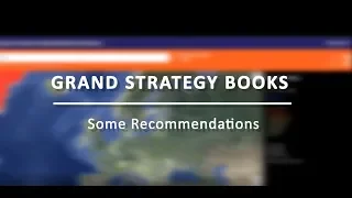 Grand Strategy Book Recommendations