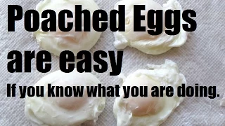 How to poach Eggs - Easy method for home - French Culinary technique
