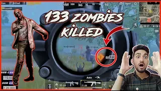 133 Zombies killed in Pubg Mobile | Zombie mode Highlight.