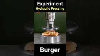 Hydraulic Press vs Burger #shorts #hydraulicpress