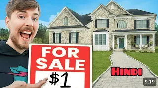 Maine apna ghar $1 me bech diya!😱 MrBeast new video in hindi | MrBeast | Mrbeast Hindi | mrbesal