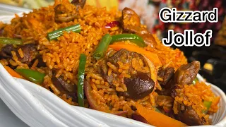 How To Make gizzard jollof