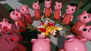 Horangi Kena Belasah Dengan Khinzir!!! [Piggy but it's 100 Players] (Roblox Malaysia)