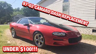 How To Fix A 97-02 Camaro Dash For Under $100!!