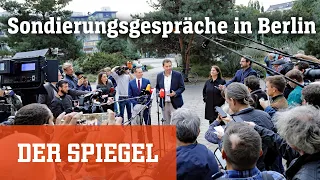 Sondierungsgespräche in Berlin: Viel gesprochen, wenig gesagt | DER SPIEGEL