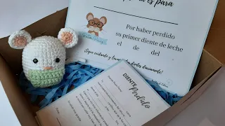 🐭🦷 KIT RATONCITO PEREZ A CROCHET 🐭🦷