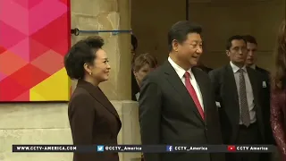 Peng Liyuan First Lady of China & President Xi Jinping visit Prince William and Kate in London