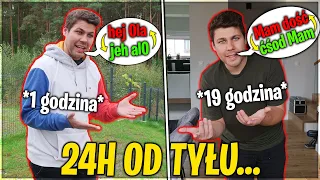 MÓWIĘ WSZYSTKO OD TYŁU PRZEZ 24H... *najcięższy challenge jaki miałem*