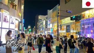 🇯🇵Tokyo Night Walk - Harajiku and Omotesando -【4K 60fps】