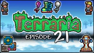 Let's Play Terraria | ULTIMATE Terraria fishing & mining loadouts! (Episode 21)