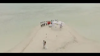 Toms Wedding at Baros Maldives (Drone)