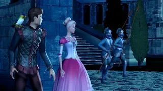 Barbie in The 12 Dancing Princesses - Infiltration of the castle