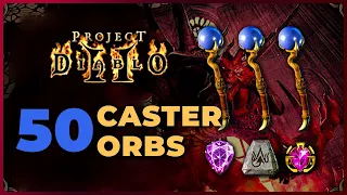 Crafting 50 Sorc Orbs in Project Diablo 2 S8