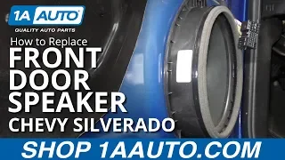 How to Replace Front Door Speaker 14-19 Chevy Silverado