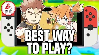 Best Way To Play Pokemon Lets Go Pikachu? NO MOTION For Handheld on Nintendo Switch!