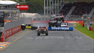 2018 Adelaide Race 3 Finish - Stadium SUPER Trucks