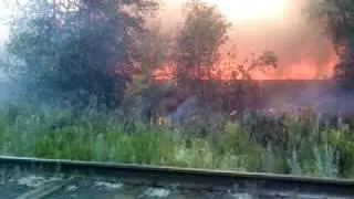 Пожар в Екатеринбурге 27.06.2010