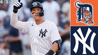 New York Yankees Highlights: vs Detroit Tigers | 6/3/22