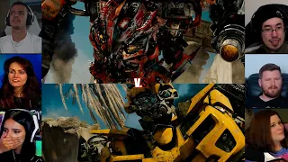 Bumblebee vs Rampage | Revenge of the fallen | Reaction Mashup  | #transformers