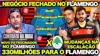 🔥 NEGÓCIO FECHADO no FLAMENGO ! 330MILHÕES para o FLAMENGO ! NOVO PATROCINADOR! FLAMENGO X BOAVISTA