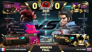 Super Akouma (Akuma) vs. K-Wiss (Hwoarang) - TOC 2021 West Europe Masters: Winners Finals