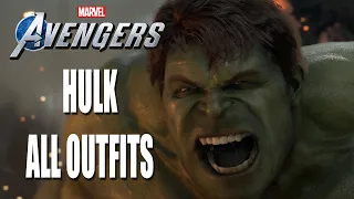 ALL 26 HULK LAUNCH OUTFITS SHOWCASE | Marvel's Avengers