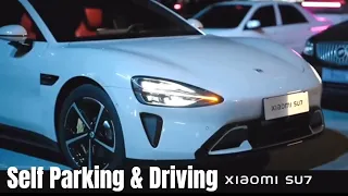 Chinese Xiaomi SU7 EV Automated Self Parking and Driving To Rival Tesla