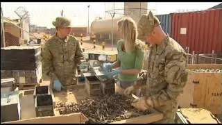 Bastion Troops Sort Kit For Return To The UK | Forces TV