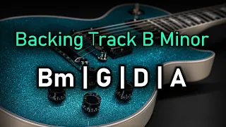 Rock Pop Backing Track Bm | 87 BPM | Guitar Backing Track