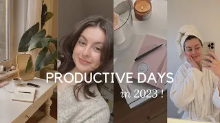 PRODUCTIVE DAYS IN MY LIFE: Produktiver werden, Morgen Routine aufbauen, Stress abbauen