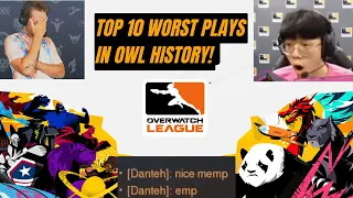 Top 10 worst plays in the Overwatch League History!