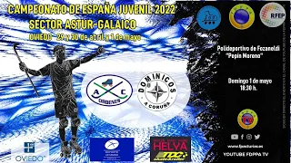 EN DIRECTO: FINAL -  AC ORDES vs DOMINICOS - SECTOR JUVENIL ASTUR-GALAICO