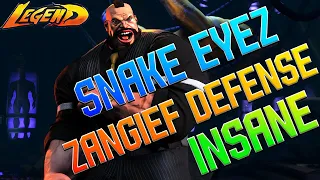 Street Fighter 6 🔥 Snake Eyez Rank No.1 Zangief Defensive Is Insane!