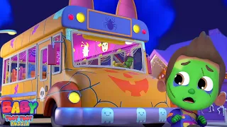 Хэллоуин колеса на автобусе жуткий рифмы для младенцев - Baby Toot Toot