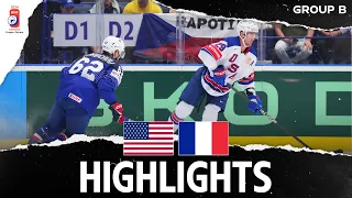 Highlights: USA vs France | 2024 #MensWorlds