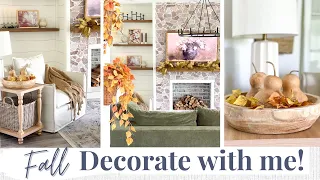 🍂 FALL DECORATE WITH ME 2023 🍂 Part 2 || Fall Living Room Decor | Fall Decor
