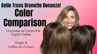 Belle Tress Brunettes Color Comparison!