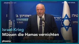 Avigdor Liebermann und Jitzchak Herzog zum Krieg in Israel am 09.10.23