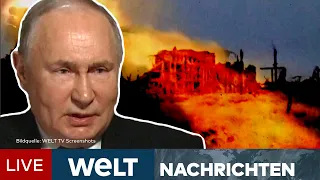 PUTINS KRIEG: Drohnen-Terror in Charkiw! Vorboten deuten auf russische Offensive hin | WELT Stream