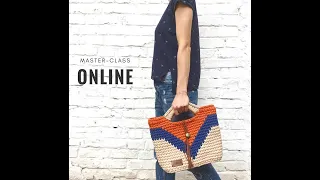 Сумка Тоут из трикотажной пряжи/Tote Online Workshop