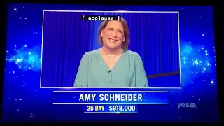 Jeopardy, intro - Amy Schneider DAY 26 (1/5/22)