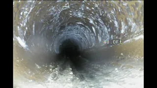 Video Sewer Camera Footage 20240666