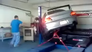 FAIL - EVO plummets and falls off dyno