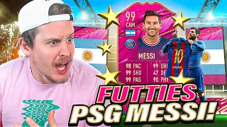 5* SKILLER MESSI?! 99 FUTTIES PSG MESSI PLAYER REVIEW! FIFA 21 Ultimate Team