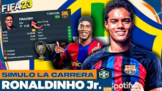 Simulo la CARRERA del Hijo de RONALDINHO FIFA 23 Modo Carrera LITE!l